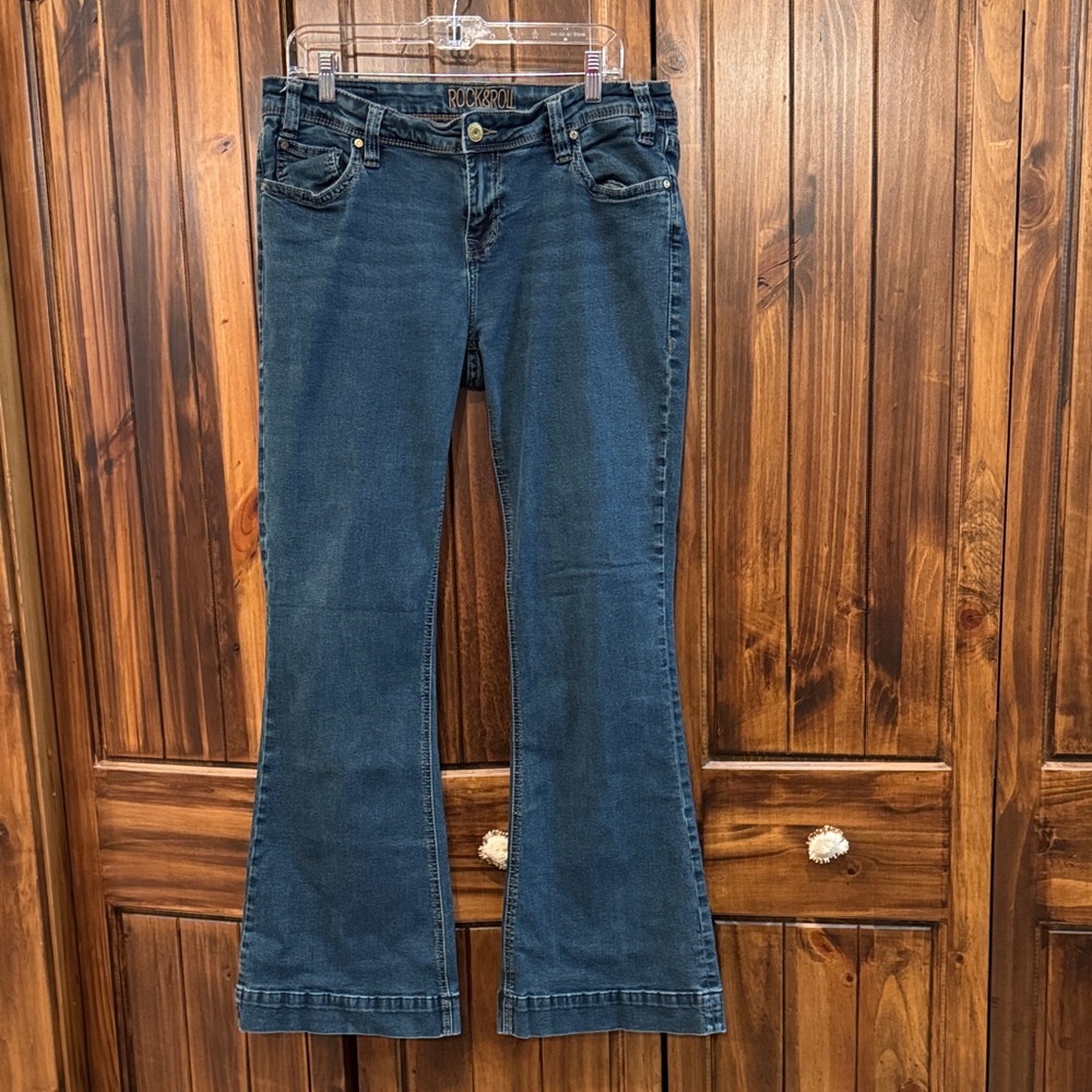 Rock & Roll Cowgirl Dark Blue Trouser Jeans